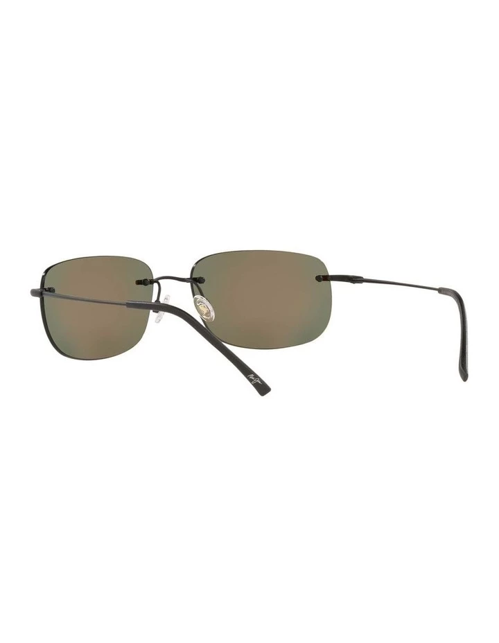 Maui Jim Ohai Polarised Black Rectangle Sunglasses 0MJ000670 1535856003 6 Maui Jim Ohai Polarised Black Rectangle Sunglasses 0MJ000670 1535856003 - Image 6