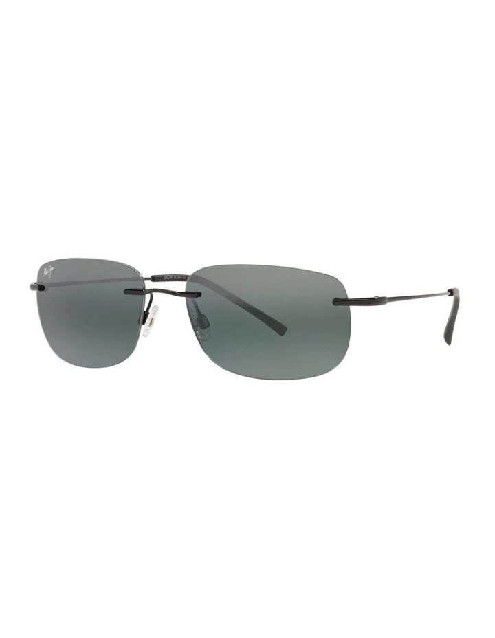 Maui Jim Ohai Polarised Black Rectangle Sunglasses 0MJ000670 1535856004 1 Maui Jim Ohai Polarised Black Rectangle Sunglasses 0MJ000670 1535856004