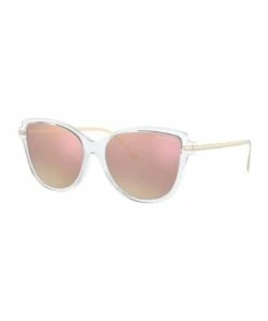 Michael Kors Sorrento Polarised Transparent/Pink Cat Eye Sunglasses 0MK2130U 1534827006