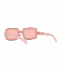 Miu Miu Pink Diamante Rectangle Sunglasses 0MU 09XS 1536012001 -RAY-BAN Online Store 843152050 6 720x928