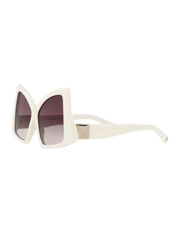 Valentino Ivory Inverted Sunglasses 0VA4091 1535206003 3 Valentino Ivory Inverted Sunglasses 0VA4091 1535206003 - Image 3