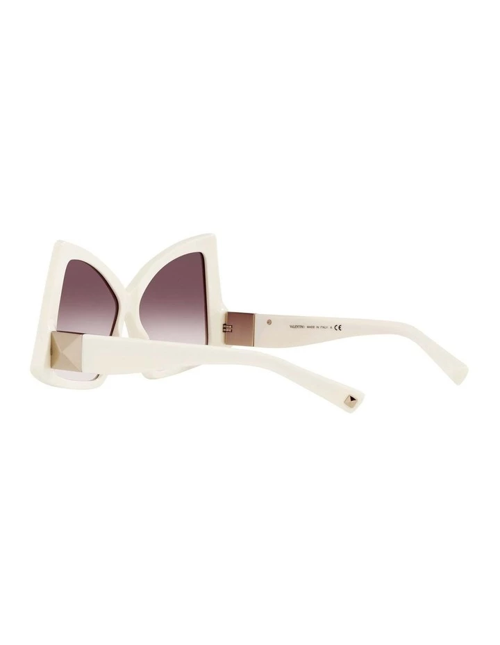 Valentino Ivory Inverted Sunglasses 0VA4091 1535206003 5 Valentino Ivory Inverted Sunglasses 0VA4091 1535206003 - Image 5
