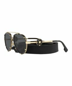 Versace Black/Gold Aviator Sunglasses With Strap 0VE2232 1535921001 9 Versace Black/Gold Aviator Sunglasses With Strap 0VE2232 1535921001 -RAY-BAN Online Store 843218470 3 720x928