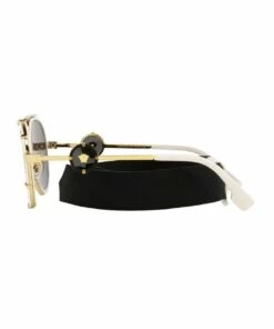 Versace White/Gold Aviator Sunglasses With Strap 0VE2232 1535921002 -RAY-BAN Online Store 843218560 4 720x928