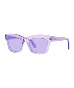 MBB X VOGUE Purple Transparent Rectangle Sunglasses 0VO5392S 1535988003
