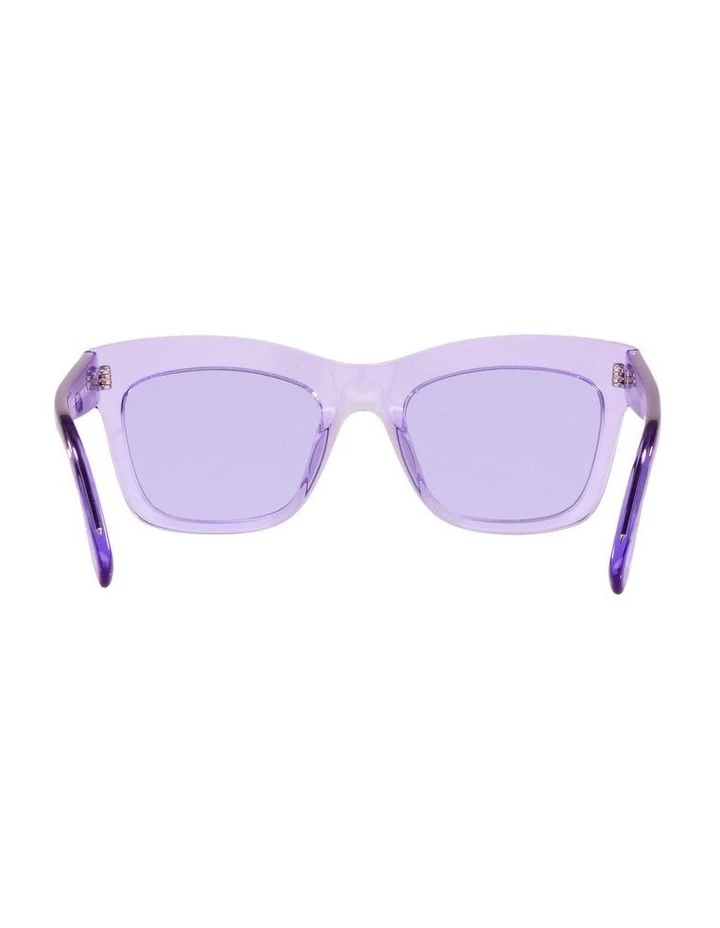 MBB X VOGUE Purple Transparent Rectangle Sunglasses 0VO5392S 1535988003 7 MBB X VOGUE Purple Transparent Rectangle Sunglasses 0VO5392S 1535988003 - Image 7