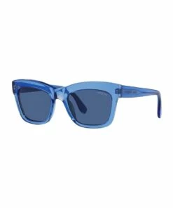 MBB X VOGUE Blue Transparent Rectangle Sunglasses 0VO5392S 1535988005