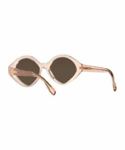 MBB X VOGUE Peach Transparent Oval Sunglasses 0VO5394S 1535991005 -RAY-BAN Online Store 843221800 6 720x928