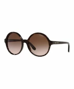 MBB X VOGUE Tortoise Round Sunglasses 0VO5393S 1536026002