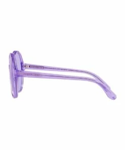 MBB X VOGUE Purple Transparent Round Sunglasses 0VO5393S 1536026003 -RAY-BAN Online Store 843222160 4 720x928