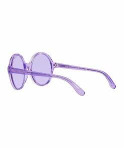 MBB X VOGUE Purple Transparent Round Sunglasses 0VO5393S 1536026003 -RAY-BAN Online Store 843222160 5 720x928