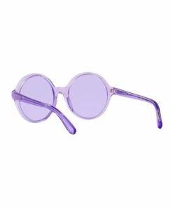 MBB X VOGUE Purple Transparent Round Sunglasses 0VO5393S 1536026003 -RAY-BAN Online Store 843222160 6 720x928