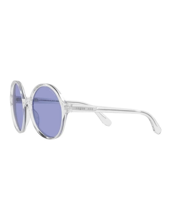 MBB X VOGUE Transparent Round Sunglasses 0VO5393S 1536026006 3 MBB X VOGUE Transparent Round Sunglasses 0VO5393S 1536026006 - Image 3