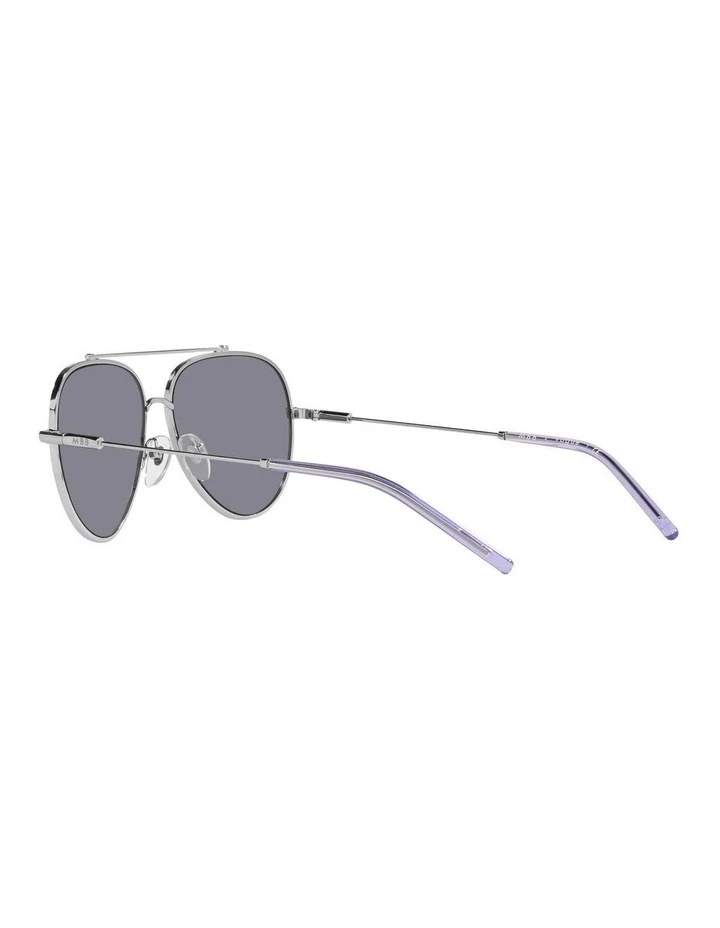 MBB X VOGUE Silver/Grey Aviator Sunglasses 0VO4212S 1536498002 5 MBB X VOGUE Silver/Grey Aviator Sunglasses 0VO4212S 1536498002 - Image 5