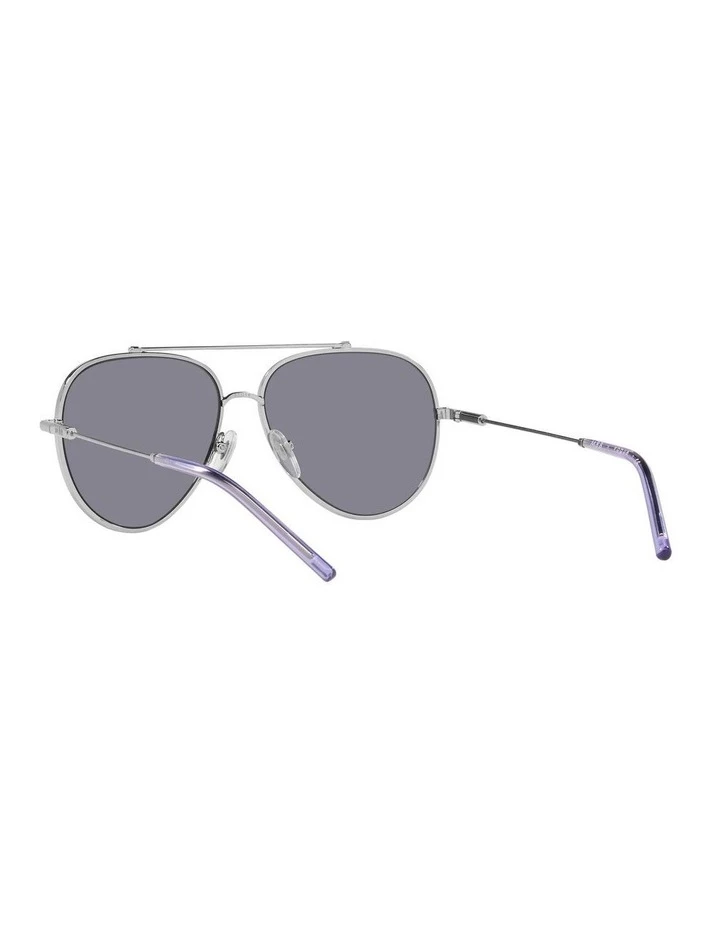 MBB X VOGUE Silver/Grey Aviator Sunglasses 0VO4212S 1536498002 6 MBB X VOGUE Silver/Grey Aviator Sunglasses 0VO4212S 1536498002 - Image 6