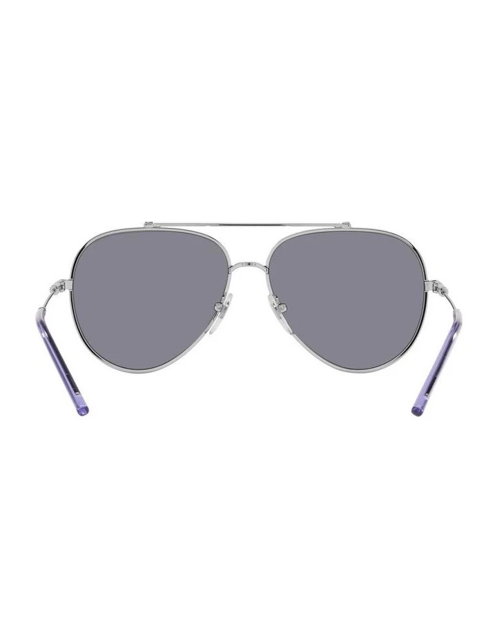 MBB X VOGUE Silver/Grey Aviator Sunglasses 0VO4212S 1536498002 7 MBB X VOGUE Silver/Grey Aviator Sunglasses 0VO4212S 1536498002 - Image 7