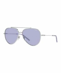 MBB X VOGUE Silver/Purple Aviator Sunglasses 0VO4212S 1536498003