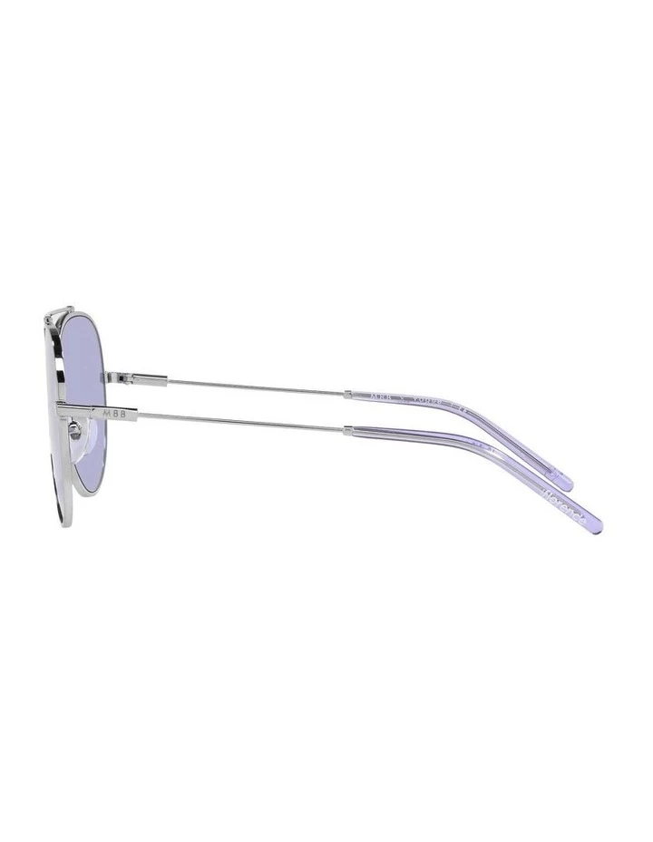 MBB X VOGUE Silver/Purple Aviator Sunglasses 0VO4212S 1536498003 4 MBB X VOGUE Silver/Purple Aviator Sunglasses 0VO4212S 1536498003 - Image 4