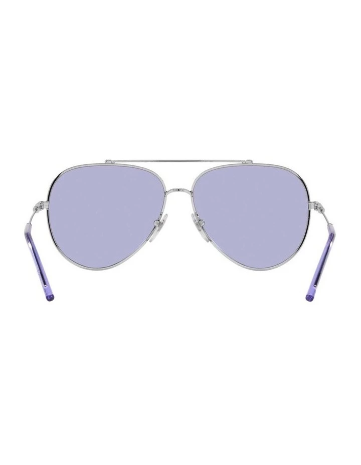 MBB X VOGUE Silver/Purple Aviator Sunglasses 0VO4212S 1536498003 7 MBB X VOGUE Silver/Purple Aviator Sunglasses 0VO4212S 1536498003 - Image 7