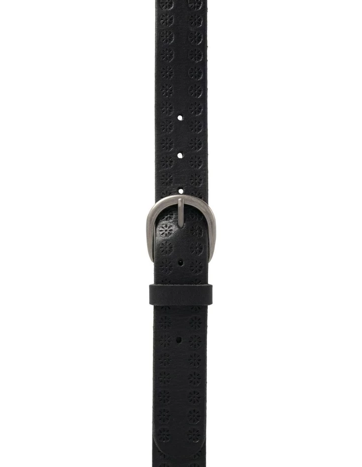 Loop Bankstown Black Leather Belt 1 Loop Bankstown Black Leather Belt