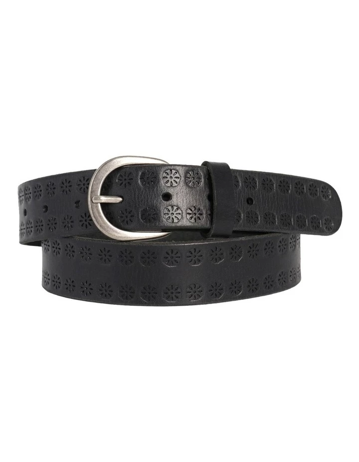 Loop Bankstown Black Leather Belt 2 Loop Bankstown Black Leather Belt - Image 2