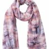 Gregory Ladner Abstract Design Blush Scarf
