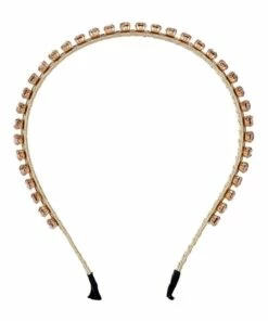 Gregory Ladner Marquise Stones Blush Headband