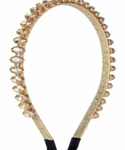 Gregory Ladner Marquise Stones Grey Headband