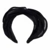Gregory Ladner Sinamay Wave Black Headband Hair Accessory