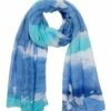 Gregory Ladner Water Colour Print Blue Scarf