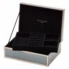 One Six Eight London Florence Grey / Rose Gold Large Jewellery Box