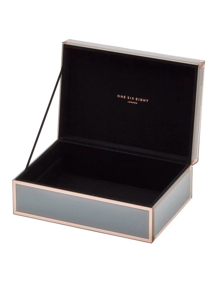 One Six Eight London Florence Grey / Rose Gold Large Jewellery Box 5 One Six Eight London Florence Grey / Rose Gold Large Jewellery Box - Image 5