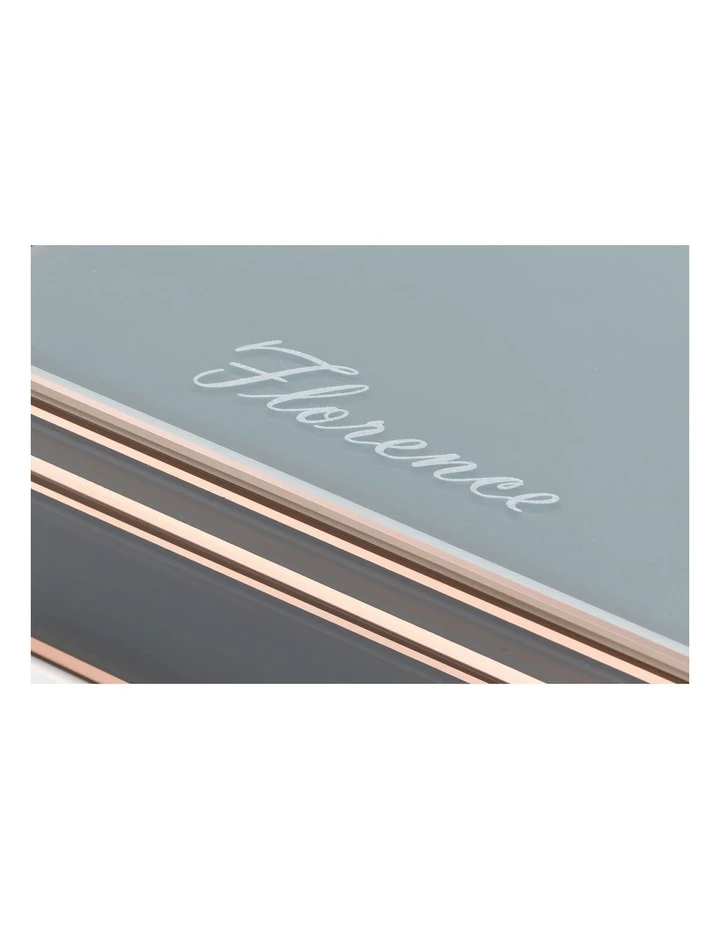 One Six Eight London Florence Grey / Rose Gold Large Jewellery Box 6 One Six Eight London Florence Grey / Rose Gold Large Jewellery Box - Image 6