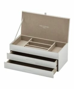 One Six Eight London Gabriella White Large Jewellery Box