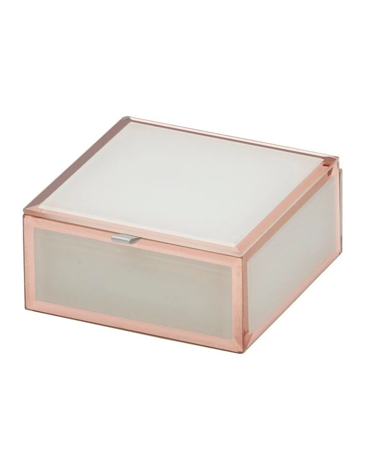 One Six Eight London Sara White / Rose Gold Small Jewellery Box 1 One Six Eight London Sara White / Rose Gold Small Jewellery Box