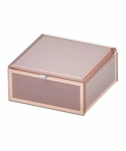 One Six Eight London Sara Dusty Rose Small Jewellery Box