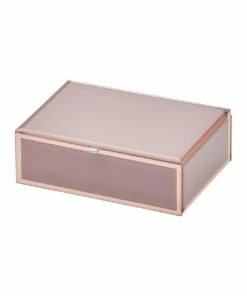 One Six Eight London Sara Dusty Rose Medium Jewellery Box