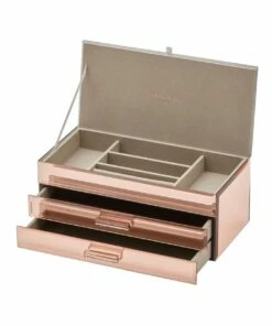 One Six Eight London Gabriella Rose Gold Large Jewellery Box