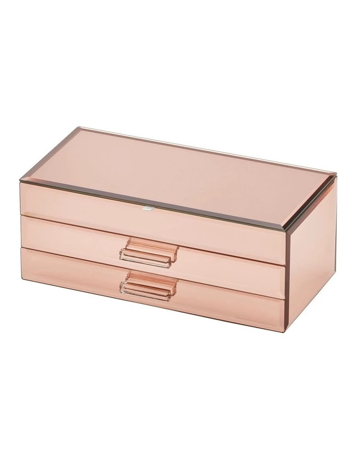 One Six Eight London Gabriella Rose Gold Large Jewellery Box 2 One Six Eight London Gabriella Rose Gold Large Jewellery Box - Image 2