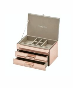 One Six Eight London Gabriella Rose Gold Medium Jewellery Box