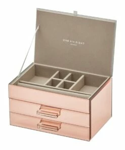One Six Eight London Gabriella Rose Gold Medium Jewellery Box 8 One Six Eight London Gabriella Rose Gold Medium Jewellery Box -RAY-BAN Online Store 847860580 3 720x928