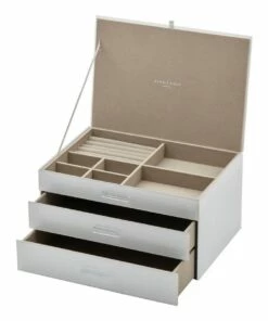 One Six Eight London Gabriella White Xl Jewellery Box