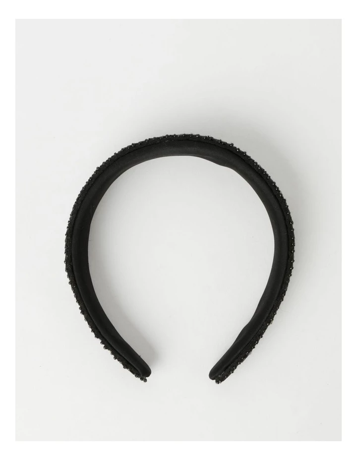 Collection Black And Gold Beaded Headband 3 Collection Black And Gold Beaded Headband - Image 3