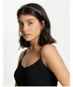 Collection Embellished Black Jewel Crown Headband -RAY-BAN Online Store 849174850 849175930 4 1 720x928