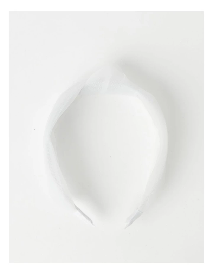 Collection Knot Detailed White Headband 3 Collection Knot Detailed White Headband - Image 3