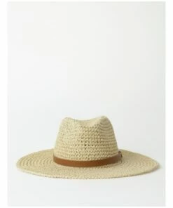 Piper Natural Mini Fedora Summer Hat