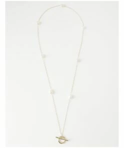 Trent Nathan Freshwater Pearl Gold Toggle Necklace -RAY-BAN Online Store 850497670 5 720x928
