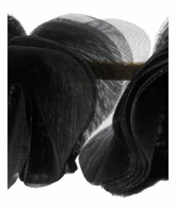 Olga Berg Lidia Black Organza Petal Fascinator -RAY-BAN Online Store 851149810 851151160 3 720x928