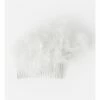 Collection White Organza Flower Hair Slide