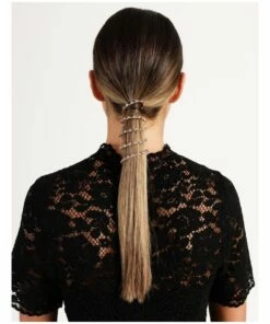 Collection Embellished Gold Coil Hair Clip -RAY-BAN Online Store 851188240 2 1 720x928